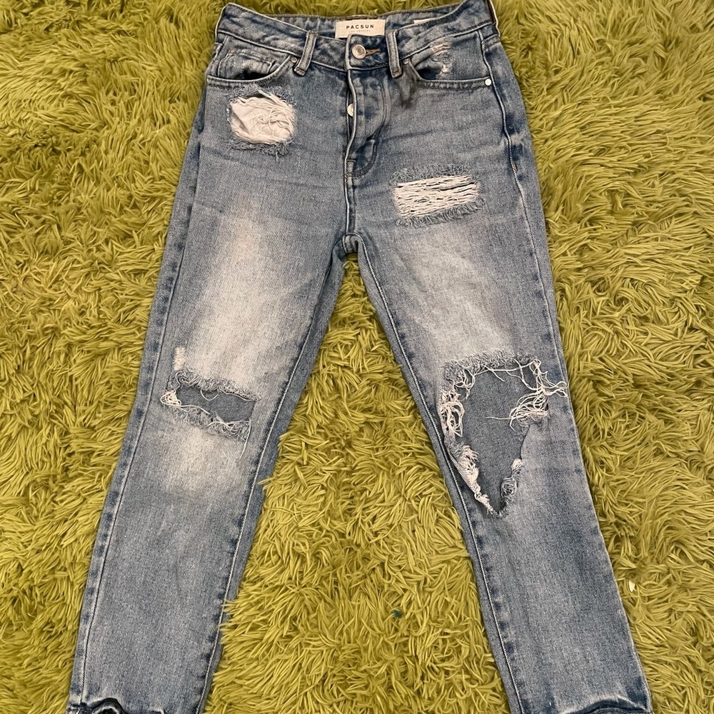 PacSun Distressed Mom Jeans
